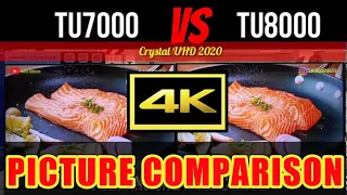 Samsung TU7000 vs TU8000  4K Picture Comparison