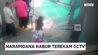 Menyamar, Narapidana Kabur Terekam CCTV