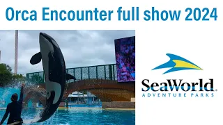 Orca Encounter, killer whale, full show, SeaWorld Orlando