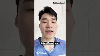 Join Jang Woojin and more of your favourite #TableTennis stars at #SaudiSmash 🤩 #Shorts