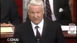 Ельцин: "Господи, благослови Америку".
