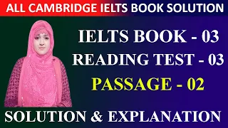 IELTS 3 READING TEST 3 PASSAGE 2 | Secrets of The Forest Passage Answer With Explanation