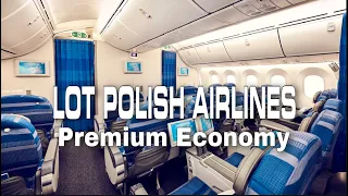 [4K] 🇵🇱 LOT Polish Airlines Premium Economy Flight