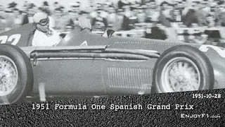 1951 F1 Spanish Grand Prix Line Racing | EnjoyF1.com