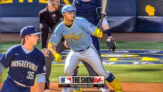 MLB The Show 24 Gameplay - Milwaukee Brewers vs Chicago Cubs PS5 Gameplay