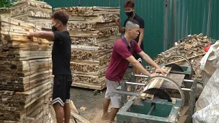 Wood Processing Factory: Cutting 1000 Equal Wooden Bars Efficiently