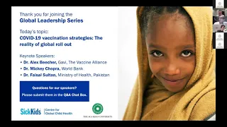 Global Leadership Series: COVID-19 vaccination strategies: The reality of global roll out