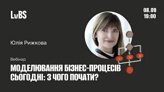 Моделювання бізнес-процесів сьогодні: з чого почати? Вебінар Бізнес-школи УКУ