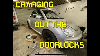 How to change the passenger and drivers side doorlocks on a VW Beetle Convertible 2006(also fit VAG)