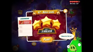 Level 47 Angry birds 2 (fail version)