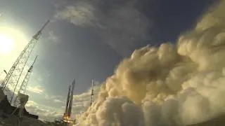Atlas V SBIRS GEO-2 Launch: pad cameras slow motion