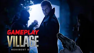 Resident Evil Village 2021 6MINS GAMEPLAY [ Combat, Crafting, Merchant, Vampire Lady ] RE Showcase