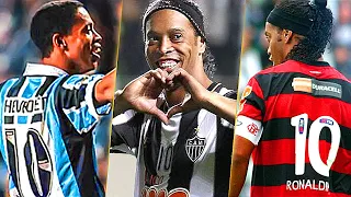 WHEN RONALDINHO HUMILIATED IN BRAZIL - Best Dribbling, Passing and Goals