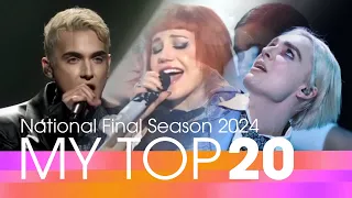 My top 20 | National final season 2024 | so far