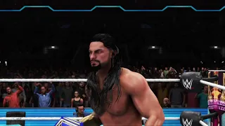 WWE 2K20: Universal Championship Match ( Edge vs. Roman Reigns ).