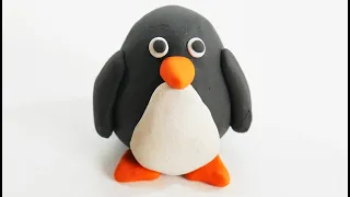 How to Make a Clay Penguin 🐧💫 | Simple and Quick Step-by-Step Guide Play-Doh and Plasticine Tutorial