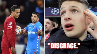 Liverpool Fans Boo LUIS SUAREZ at ANFIELD vs Atletico!