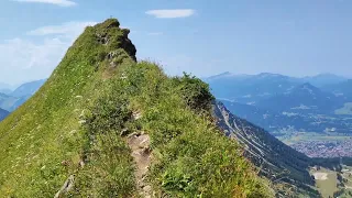 Urlaub in Oberstdorf 2022(Teil 6)letzter Teil-Wandern rund ums Nebelhorn und Paragleiten..