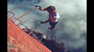 Rooftop Badass - Street Workout at 360m (1181ft) the tallest chimney in Europe - Slovenia