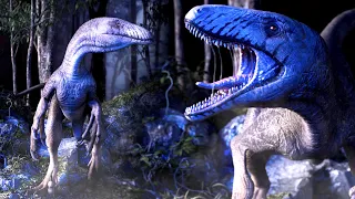 CGI 3D Animated Short Film: Raptor Feeding or Eating Scene