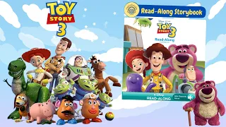 Read Along Storybook:  Toy Story 3 (2010) | Woody, Jessie Buzz Lightyear And Lotso