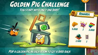 Angry birds 2 the golden pig challenge 17 may 2024 with bubbles #ab2 the golden pig challenge today