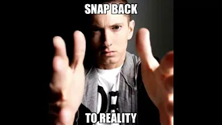 Eminem Snap Back To Reality #Shorts