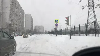 Снегопад в Москве! 13/02/2021