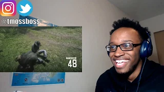 100 Funny Ways to Die: Red Dead Redemption 2 (part 1) REACTION || TMossBoss