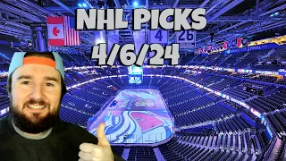 Free NHL Picks Today 4/6/24