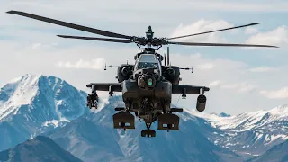 Amazing footage of AH-64 Apache live fire exercise