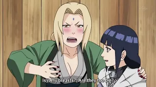 Tsunade thinks her chest is too big