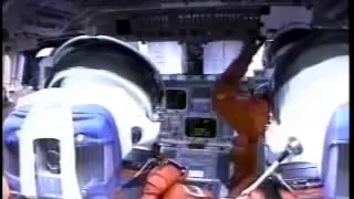 Space Shuttle Columbia Launch Cockpit View