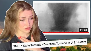 New Zealand Girl Reacts to The Tri-State Tornado - Deadliest Tornado in U.S. History