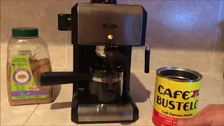 How to use Mr Coffee steam Espresso & Cappuccino maker