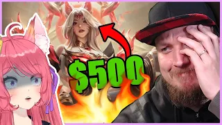 League of Legend's $500 Ahri Skin "Scam" | Kitsu reacts to Necrit