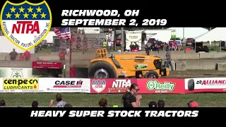 9/2/19 NTPA R2 Richwood, OH Heavy Super Stock Tractors