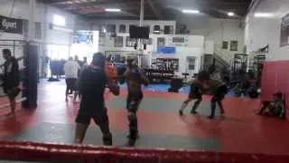 Mark vs Gilbert Melendez – Sparring – April 5, 2013