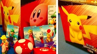 Surprise Super Smash Bros Nintendo Toy Box Pikachu Mario Link Kirby Pokemon Lego City Sticker Book