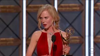 Nicole Kidman Highlights Domestic Abuse Awareness in Big Little Lies Emmys Win Speech