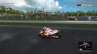 Marc Marquez crash 300 km/h Mugello