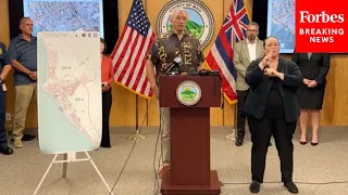 Maui Officials Hold Press Briefing To Discuss Missing Persons Following Deadly Wildfires