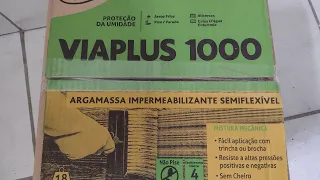 IMPERMEABILIZAÇÃO DO BOXE DO CHUVEIRO COM VIAPLUS 1000