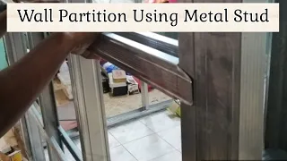 Paano Mag Install ng Metal Stud/Wall Partition Drywall Using Hardilite