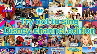 Try not to sing Disney channel edition