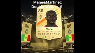 【FC24🔥】Double Walkout😱 #mane #Martinez #pack #shorts