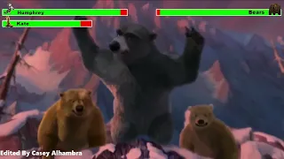 Alpha and Omega (2010) Bear Attack with healthbars