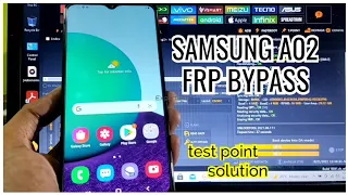 Samsung Galaxy A02 FRP Google Account Unlock Bypass Test point Solution ONE Click By Unlocktool
