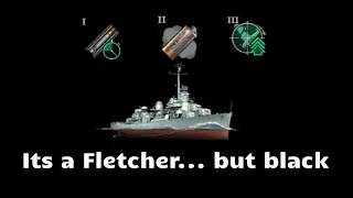 Boring yet somehow somewhat good? | World of Warships Blitz: Black Fletcher Review