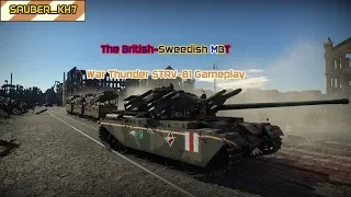 The British-Sweedish MBT - War Thunder STRV-81 Gameplay